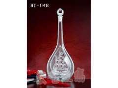 河南工艺玻璃酒瓶加工厂家/宏艺玻璃制品厂家订制红酒酒瓶