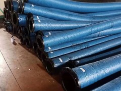 大口径骨架钢丝增强橡胶管排污8寸10寸耐磨橡胶缠绕黑胶管图1