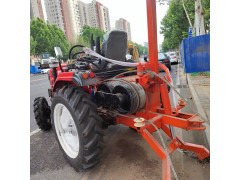四轮绞盘机 加装液压支腿10吨电缆拉线机图1