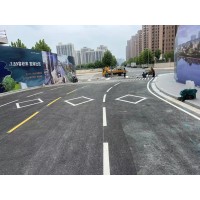 张家港凤凰镇马路划线公司、马路市镇车行道画线