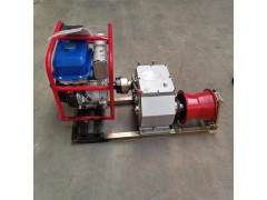 皮带轮式电动绞磨 地下电缆施工机具图1