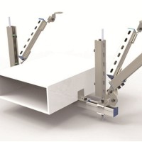 桥架纵向双向抗震支架 成品消防抗震支吊架